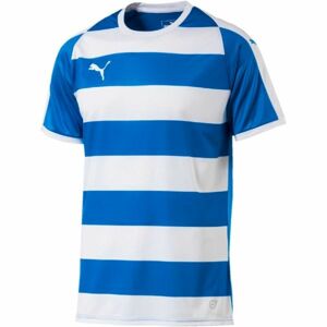 Puma LIGA JERSEY HOOPED JR Detské  športové tričko, modrá, veľkosť 152