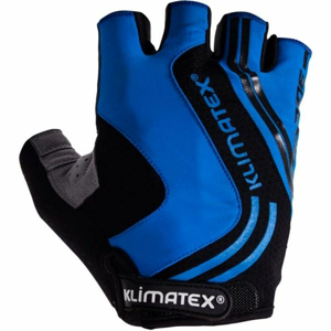 Klimatex RAMI Pánske cyklistické rukavice, modrá, veľkosť