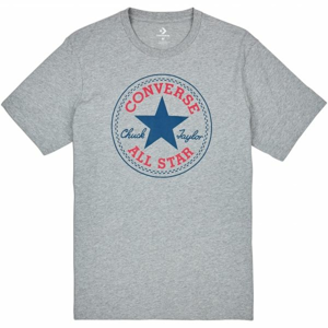 Converse CHUCK PATCH TEE šedá XL - Pánske tričko