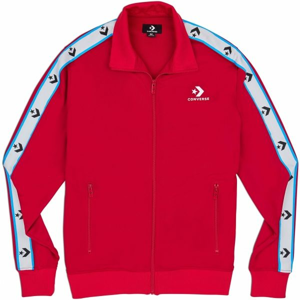 Converse STAR CHEVRON TRACK JACKET červená S - Pánska mikina