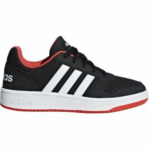 adidas HOOPS 2.0 K Detská obuv, čierna, veľkosť 37 1/3