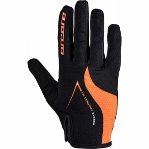 Arcore HIVE oranžová M - Dlhoprsté cyklistické rukavice