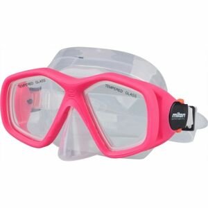 Miton BALI Juniorská potápačská maska, ružová, veľkosť os