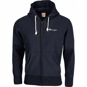 Champion HOODED FULL ZIP SWEATSHIRT tmavo modrá M - Pánska mikina