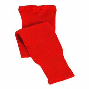 CCM 100 KNIT SOCK IN 24 červená NS - Detské hokejové pletené štulpne