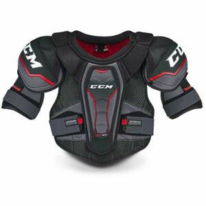 CCM JETSPEED 370 SHOULDER PADS JR Detské hokejové chrániče ramien, čierna, veľkosť L