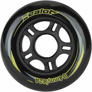 Zealot 84-82A WHEELS 4PACK čierna NS - Sada in-line koliesok