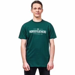 Horsefeathers MELWILL SS T-SHIRT tmavo zelená M - Pánske tričko