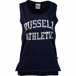 Russell Athletic CLASSIC PRINTED SINGLET tmavo modrá XS - Dámske tielko