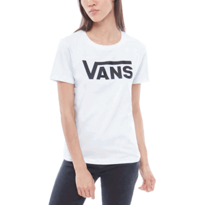 Vans WM FLYING V CREW TEE biela XS - Dámske tričko