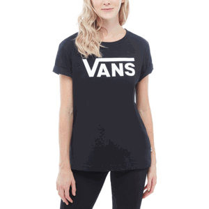 Vans WM FLYING V CREW TEE čierna XS - Dámske tričko