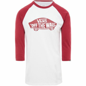 Vans MN OTW RAGLAN Pánske tričko s 3/4 rukávom, biela, veľkosť L