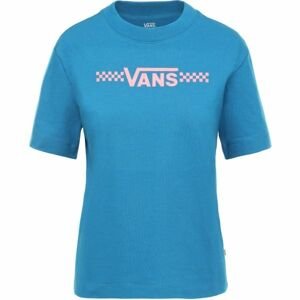 Vans WM FUNNIER TIMES BOXY Dámske tričko, modrá, veľkosť L