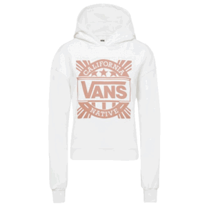 Vans WM CALI NATIVE HOODIE biela L - Dámska mikina