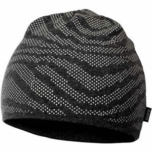 Runto RT-CAP-CAMOUFLAGE Detská zimná čiapka, čierna,tmavo sivá, veľkosť
