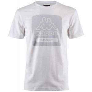 Kappa LOGO BARTEL SLIM Pánske tričko, biela,sivá, veľkosť