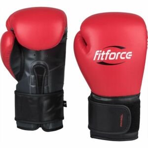Fitforce PATROL Tréningové boxerské rukavice, červená, veľkosť 10