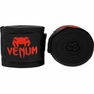 Venum KONTACT BOXING HANDWRAPS - 2,5M Boxerské bandáže, čierna, veľkosť 250