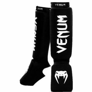 Venum KONTACT SHINGUARDS AND INSTEPS Chrániče holení, čierna, veľkosť UNI