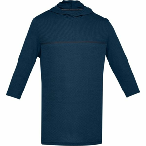 Under Armour SIPHON 3/4 SLEEVE HOODIE modrá XL - Pánske tričko