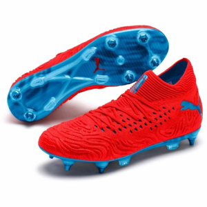 Puma FUTURE 19.1 NETFIT MIX SG červená 11.5 - Pánske lisokolíky