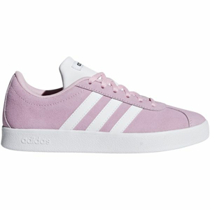 adidas VL COURT 2.0 K ružová 3.5 - Detská voľnočasová obuv