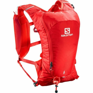 Salomon AGILE 6 SET červená NS - Bežecký batoh