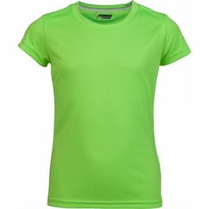 Kensis VINNI PINK Dievčenské športové tričko, svetlo zelená, veľkosť 116-122