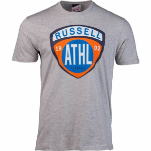 Russell Athletic SHIELD TEE šedá XXL - Pánske tričko