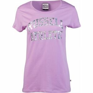 Russell Athletic CLASSIC PRINTED ružová S - Dámske tričko