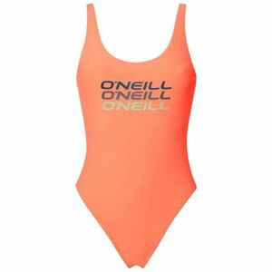 O'Neill PW LOGO TRIPPLE SWIMSUIT oranžová 36 - Dámske jednodielne plavky