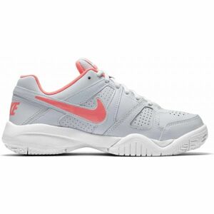 Nike CITY COURT 7 GS Detská halová obuv, sivá, veľkosť 38.5