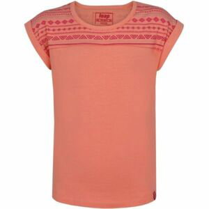 Loap ALKA Dievčenské tričko, oranžová,červená, veľkosť