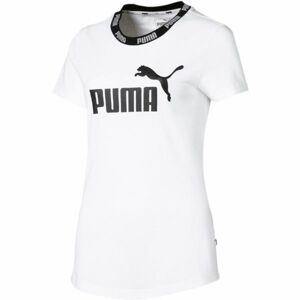 Puma AMPLIFIED TEE biela XL - Dámske štýlové tričko