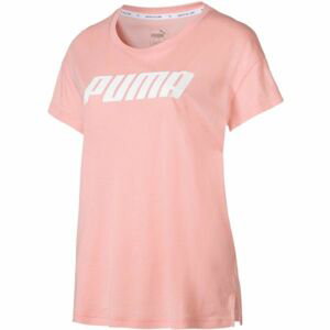 Puma MODERN SPORTS LOGO TEE Dámske tričko, ružová,biela, veľkosť