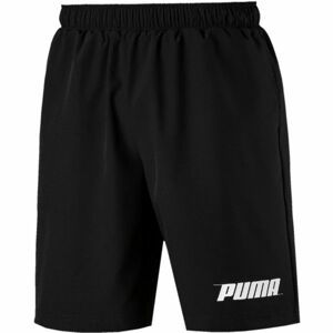 Puma REBEL WOVEN SHORTS 9 Pánske športové kraťasy, čierna,biela, veľkosť