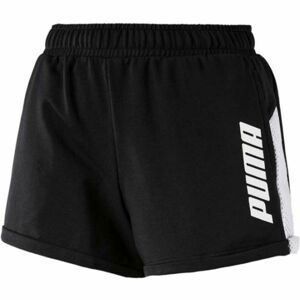 Puma MODERN SPORTS SHORT Dámske kraťasy, čierna,biela, veľkosť