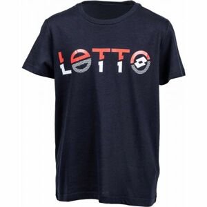 Lotto BTS TEE LOGO JS B Chlapčenské tričko, tmavo modrá,biela,červená, veľkosť