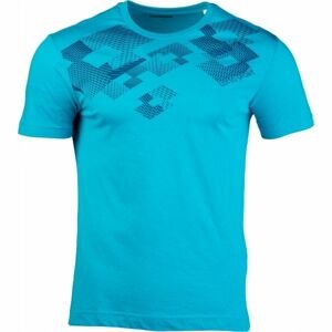 Lotto L73 V TEE LOSANGA JS Pánske tričko, tyrkysová,modrá, veľkosť