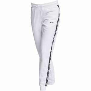 Nike SPORTSWEAR PANT LOGO TAPE biela L - Dámske tepláky