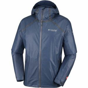 Columbia OUTDRY EX REIGN JACKET tmavo modrá M - Pánska nepremokavá bunda