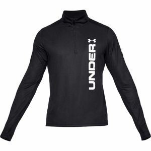 Under Armour SPEED STRIDE SPLIT 1/4 ZIP Pánske tričko, čierna, veľkosť XL