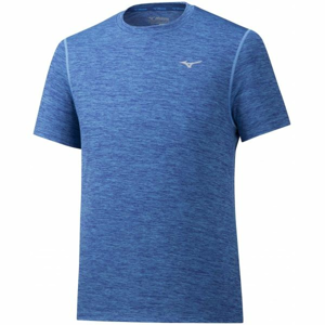 Mizuno IMPULSE CORE TEE modrá XL - Pánske bežecké tričko