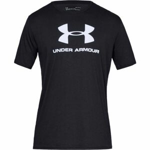 Under Armour SPORTSTYLE LOGO SS Pánske tričko, čierna, veľkosť XL