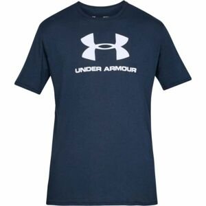 Under Armour SPORTSTYLE LOGO SS Pánske tričko, tmavo modrá, veľkosť XL