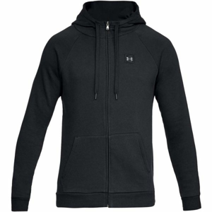 Under Armour RIVAL FLEECE FZ HOODIE čierna S - Pánska mikina