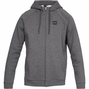 Under Armour RIVAL FLEECE FZ HOODIE Pánska mikina, sivá, veľkosť XXL