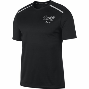 Nike DRY MILER TOP SS GX HBR Pánske športové tričko, čierna,biela, veľkosť