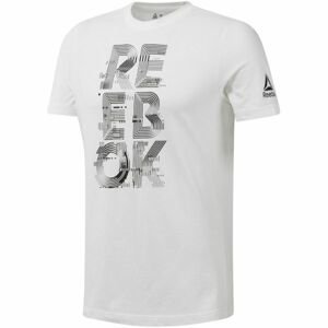 Reebok GS FUTURISM REEBOK CREW Pánske tričko, biela, veľkosť