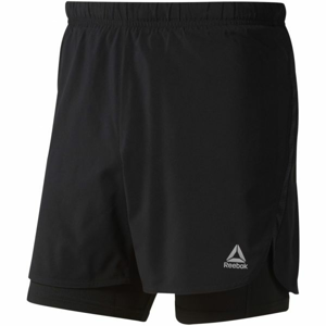 Reebok 2-1 SHORT čierna S - Pánske šortky